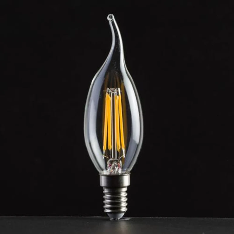 High quality Edison vintage led bulb china products C35 LED filament lighting bulb  E14  3000k--6500K dimmable filament lamp