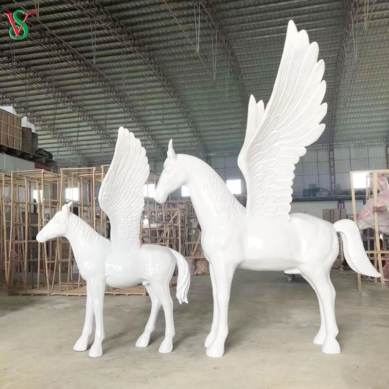 3d sculpture led horse