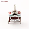 Toowei factory (ON)-OFF-ON single type spring return toggle switch