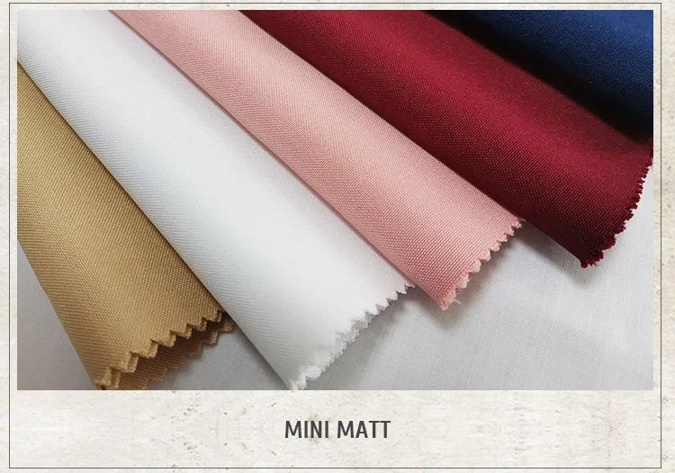 Hot Selling 100% Polyester Minimat Fabric / Minimatt / Mini Matt Fabric  Plain Color Dyed With Cheap Price - Buy Polyester Minimat Fabric / Minimatt  / Mini Matt,100% Polyester Minimatt Fabric,Minimatt Fabric Product on  Alibaba.com