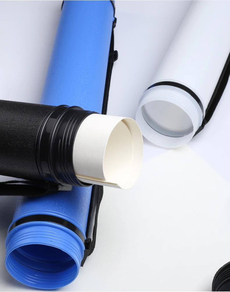 Black Plastic Large Expanding Poster/art/document Waterproof Adjustable