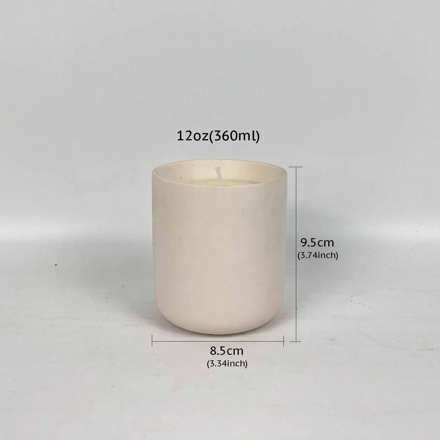 Cheap Classic Unique Design 10oz Ceramic Empty Candle Jar Holder