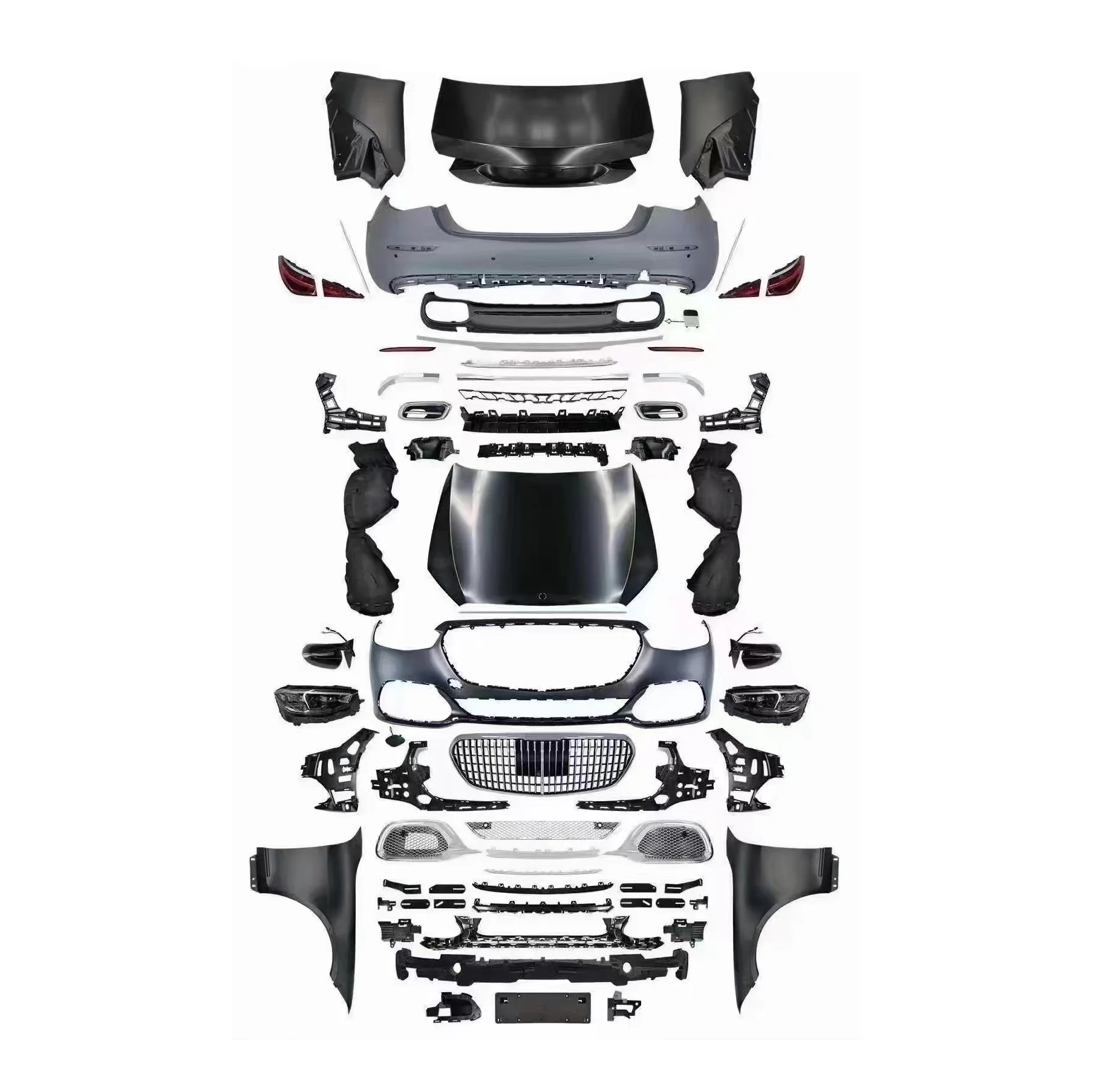 CZGPT Modified Body Kit for Mercedes Benz S Class Upgrade