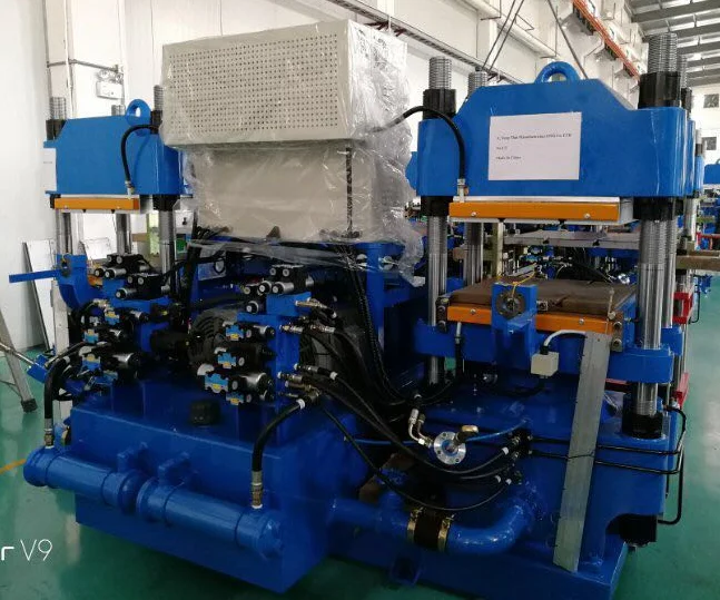 Mitsubishi PLC Control Plate Vulcanizing Machine For making Rubber Silicone Products