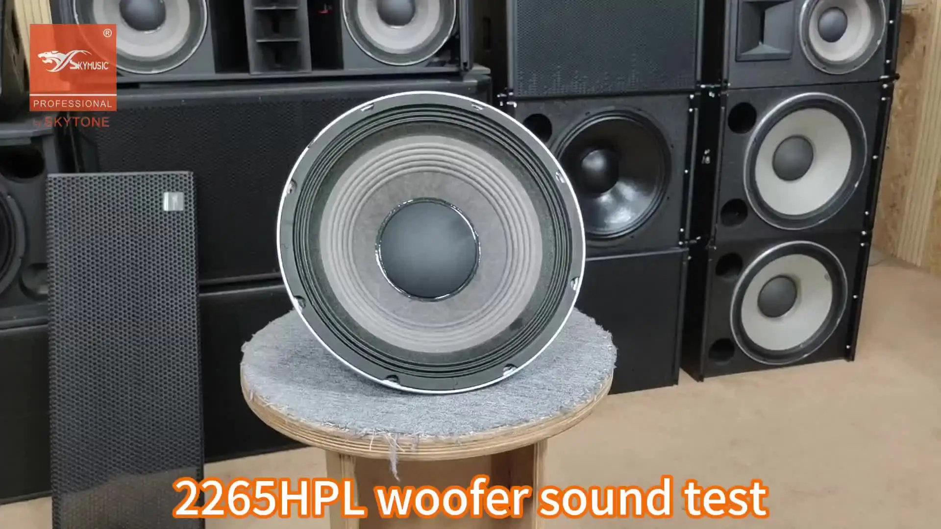 2265HPL Neodymium Magnet Woofer Speaker - 1400 Watts Power Handling