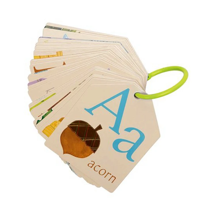 Custom Learning Cards Recyclable Flash Card Printing Word Flashcard For ...