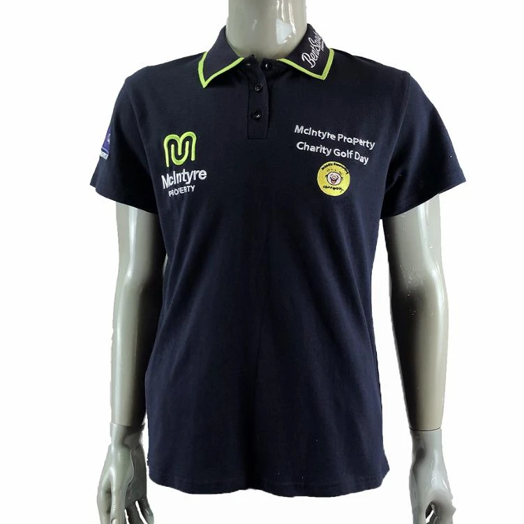 
OEM custom polo shirt workwear uniform 100% polyester men shirt for business 