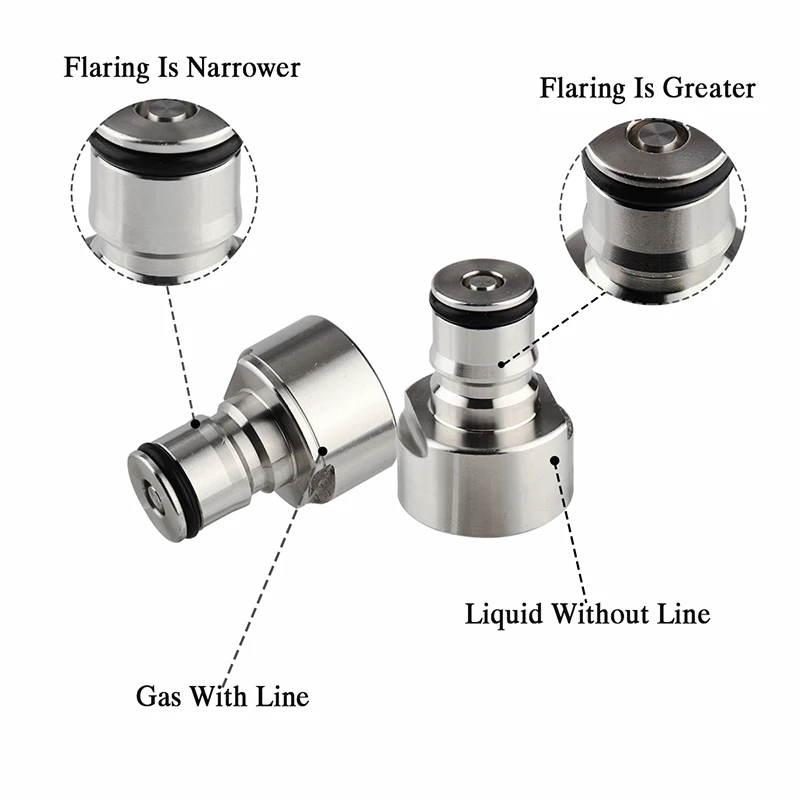 Carbonation Cap Ball Lock Post For Keg Coupler Kit Cornelius Type Ball Lock Quick Disconnect