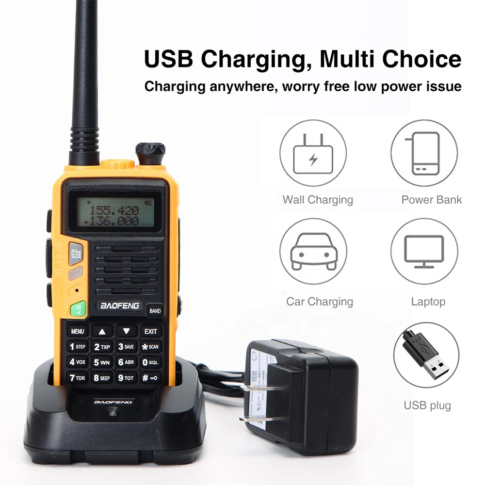 Poc Baofeng Uv-s9 Uv- S9 Plus 10w Radios Dual Band Walkie-talkie ...
