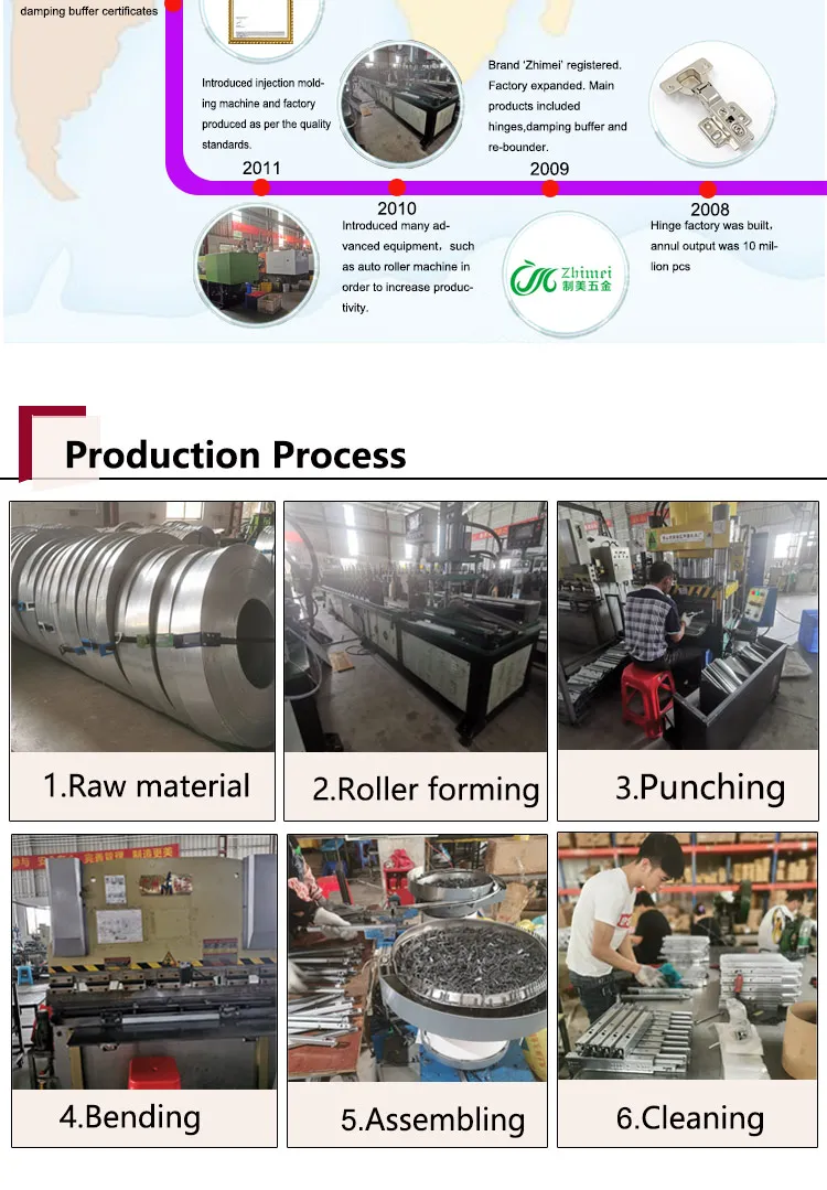 45MM Ordinary  Electrophoresis Tool Box Drawer Slides,Ball Bearing Slide For Furniture Cabinet