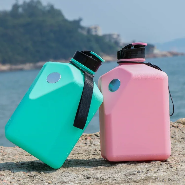 Amazon Hot Selling PETG GYM Plastic half Gallon Jug 2.7L Botella De Agua Wholesale Sport Water Bottle 