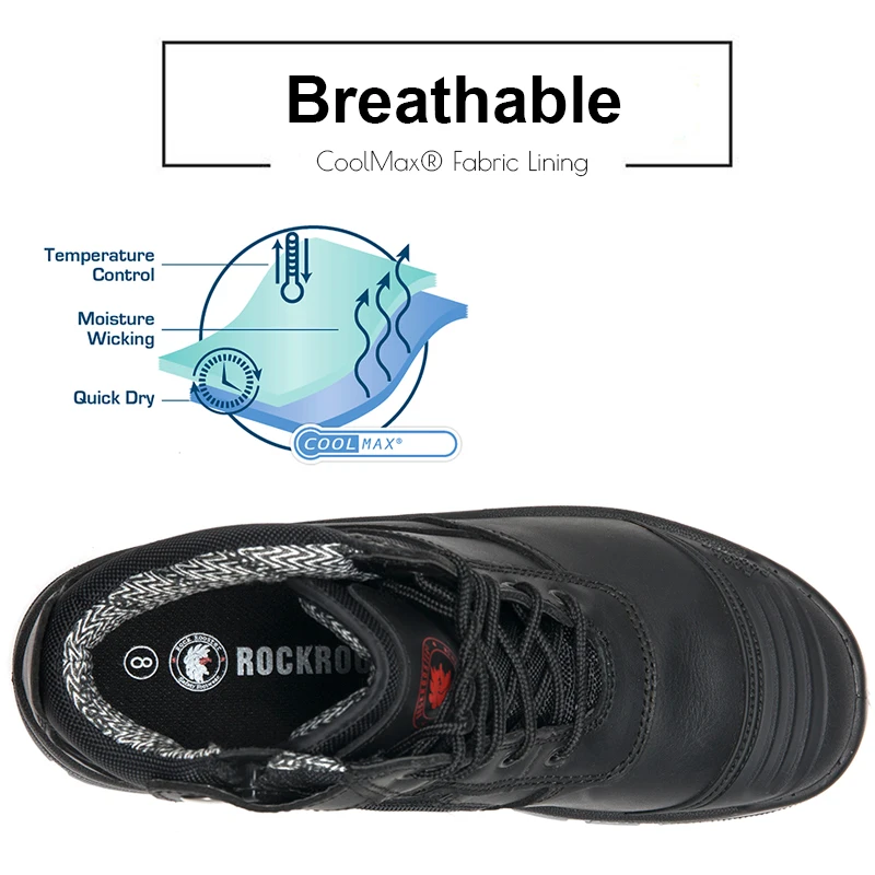 Rockrooster Anti Fatigue Roadmate Safety Shoes Comfortable Safety