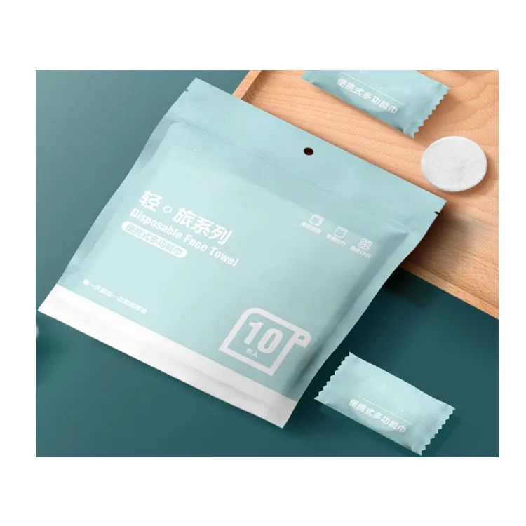 
organic expandable biodegradable nonwoven cartoon square compressed towel 