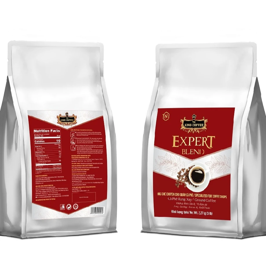 King Coffee Premium Quality Roasted Blend Ground Coffee Vietnamese