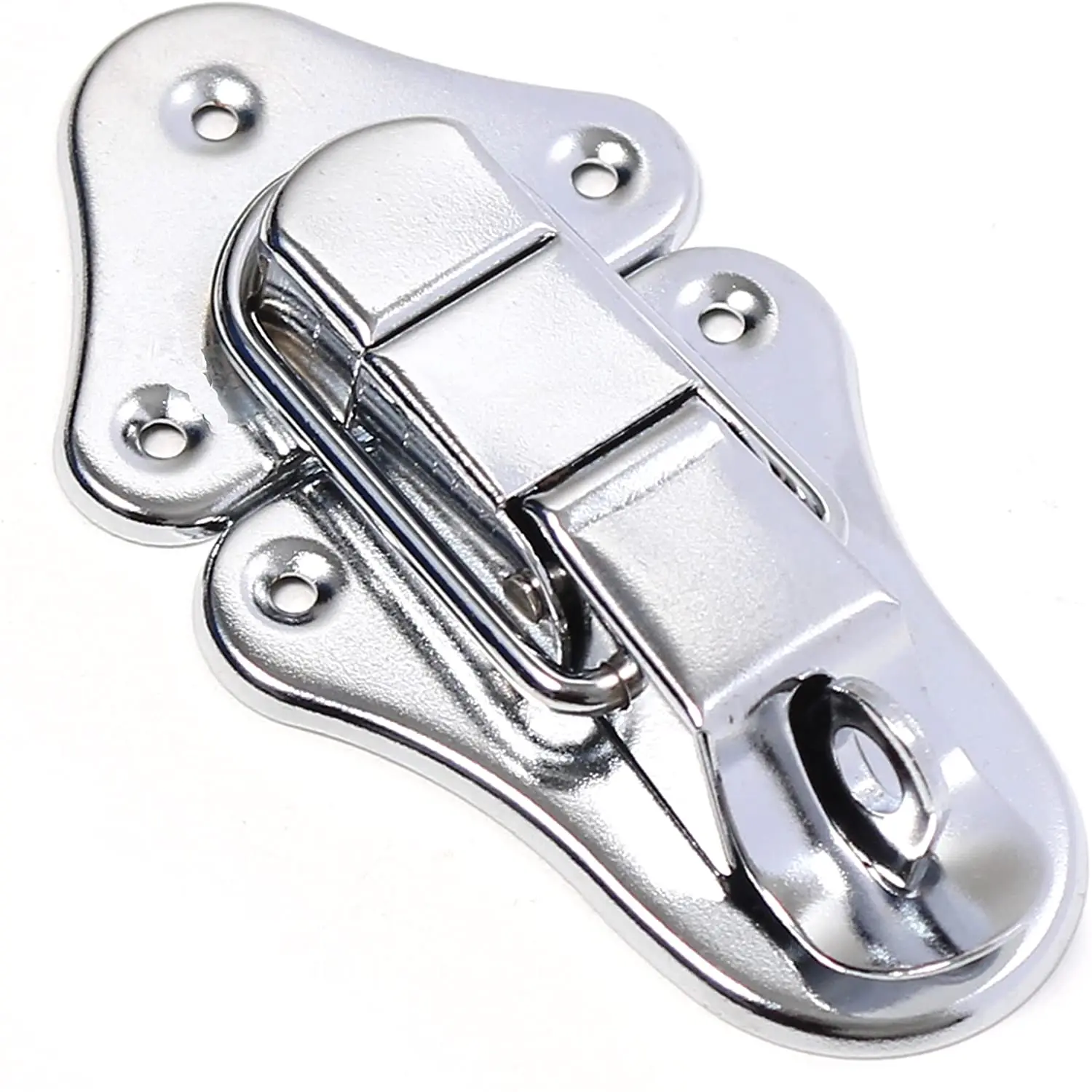 Chrome Plated Drawbolt Closure Latch Case Latch Key Locking Toggle