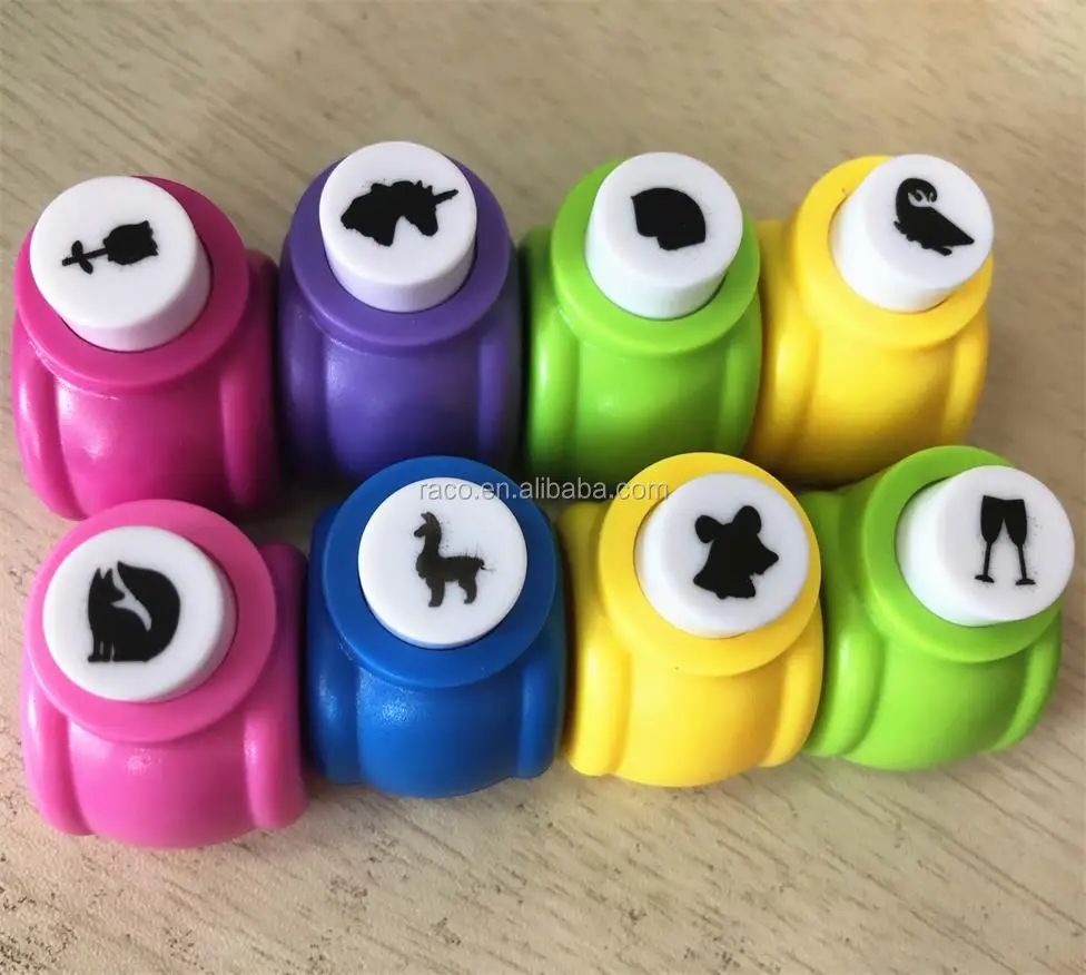 Kids Learning Alphabet Punch Set For Children Diy Hole Paper Craft