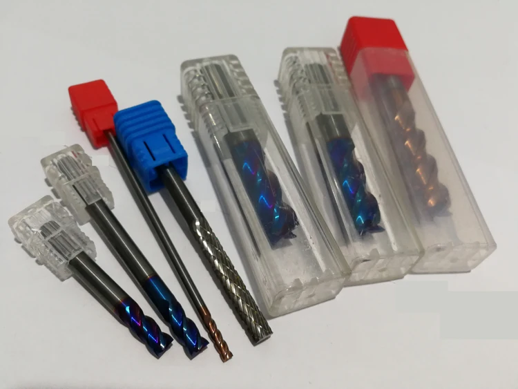 Wholesale Price 1-12mm 55HRC 4 Flutes Tungsten Carbide End Mill Cutter