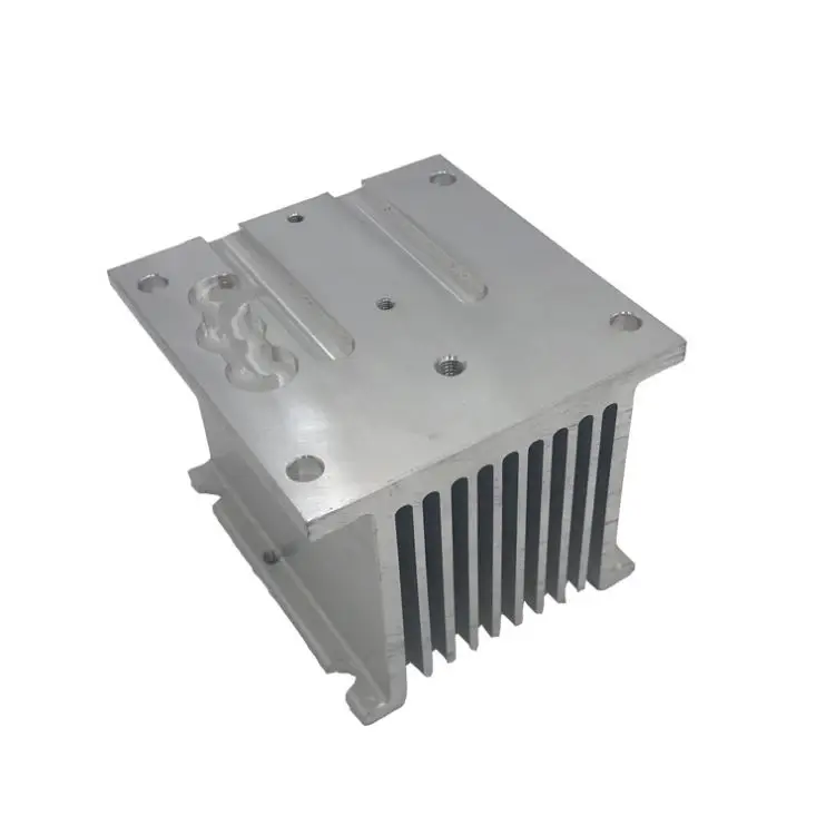 Qingdao Factory Price Aluminum Extruded Heatsink Profile Custom 6063 T5 Anodized Aluminum High Density Extrusion Heat Sink