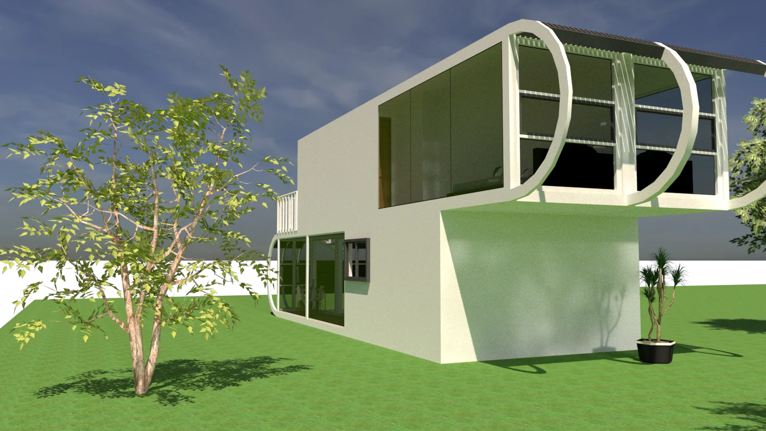 Good Quality Oval Custommade House For Sell Buy Luxury Prefab