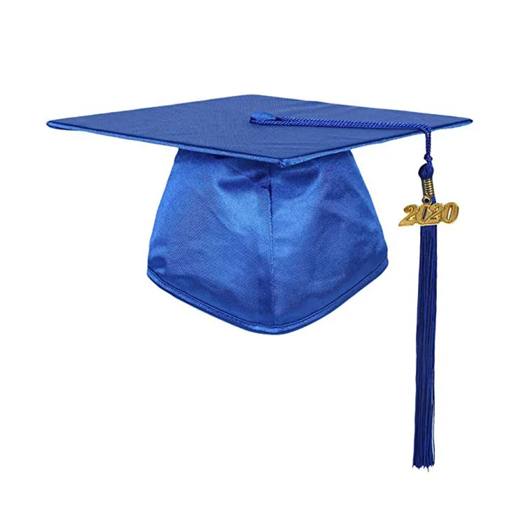 High School Graduation Gown Sample Shiny Royal Blue - Buy Gown Sample ...