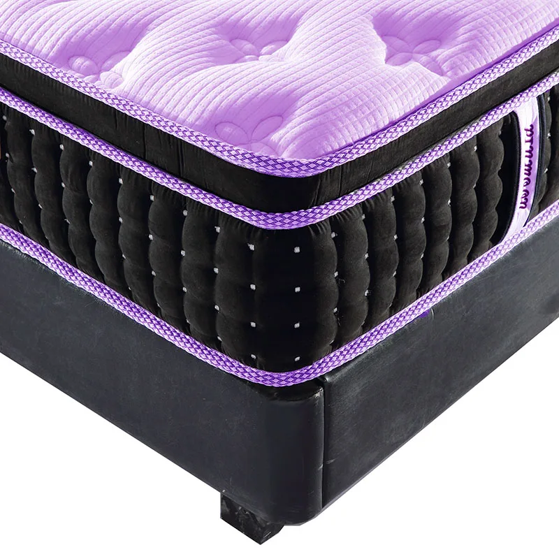Rolled Up Queen Purple Bed Mattress Sample In A Box Buy Purple