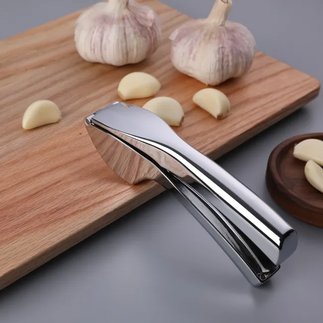 Premium Quality Stainless Steel Heavy Duty Rust Proof And Dishwasher Safe Garlic Mincer Press