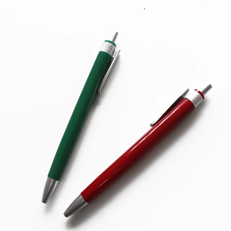 Custom Brand logo Retractable Plastic Ballpoint Pen