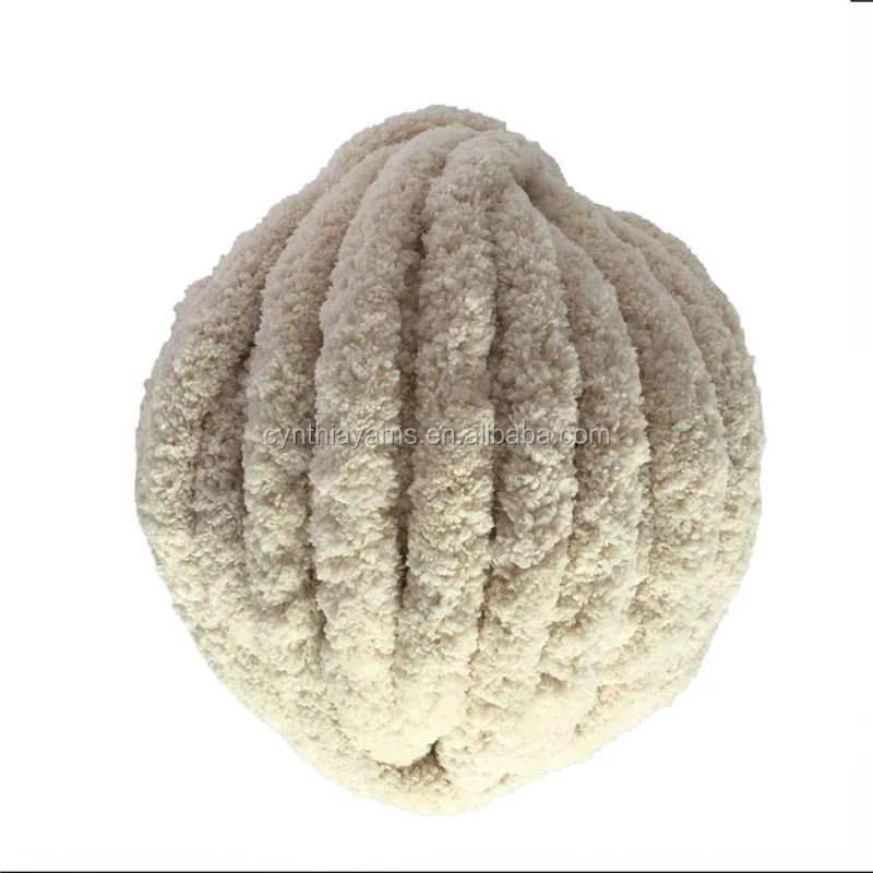 Wholesale Chenille Thick Chunky Yarn 28 Yards 6 Bulky For Arm Knitting Blankets Scarves Cat Bed