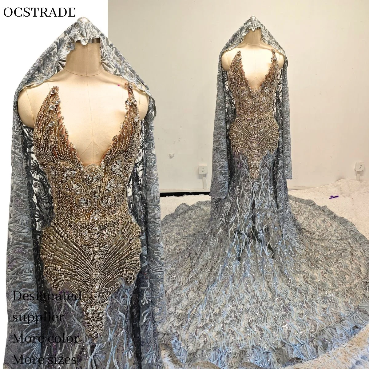 Ocstrade Luxury Diamond Long Bodycon Party Modest Evening Dress Beaded V Neck Rhinestone Ball Gown Prom Dress with Headscarf| Alibaba.com Ocstrade Luxury Diamond Long Bodycon Party Modest Evening Dress Beaded V Neck Rhinestone Ball Gown Prom Dress with Headscarf| Alibaba.com