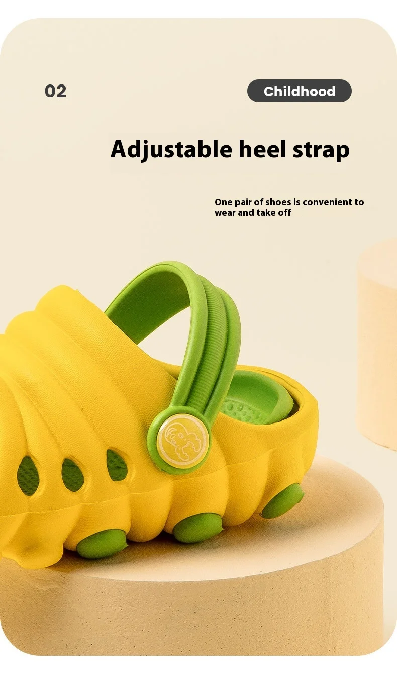 Cartoon Summer Infant Crawling Shoes for Boys and Girls Toddlers' Indoor Sandals Comfortable Babys Slippers