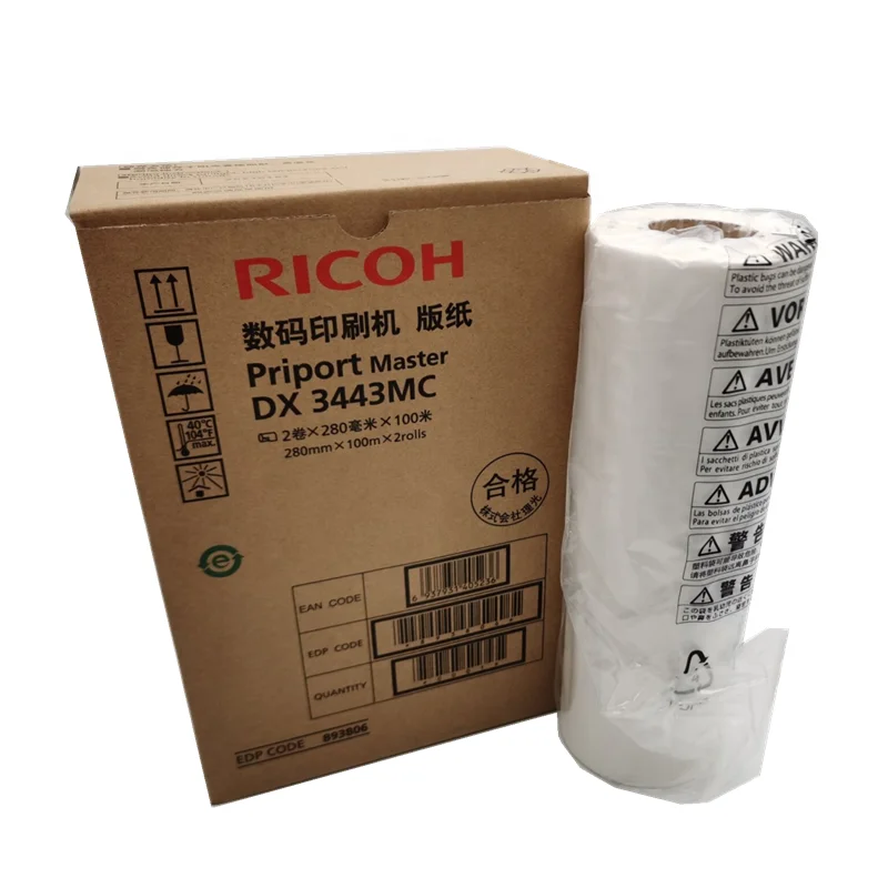 3443 Master Roll Ricoh Digital All-in-One Printer for Roll to Roll