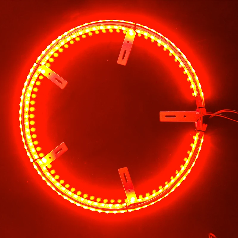 14 / 15.5 / 17 Inch Rgb Double Led Illuminated Wheel Ring Light Kit For Universal Car Buy Led