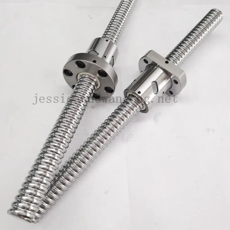rolled thread ball screw c7 high transmission efficiency ball screw  for cnc machining parts