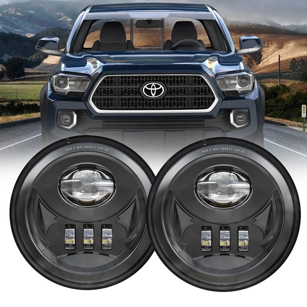 For Toyota Tacoma LED Fog Lights Black Bumper Fog Lamps 27W