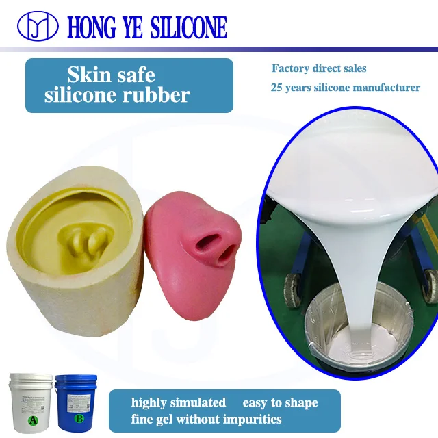 2 Parts Silicone Rubber No Bubble And Not Oily Silicone Withstand High