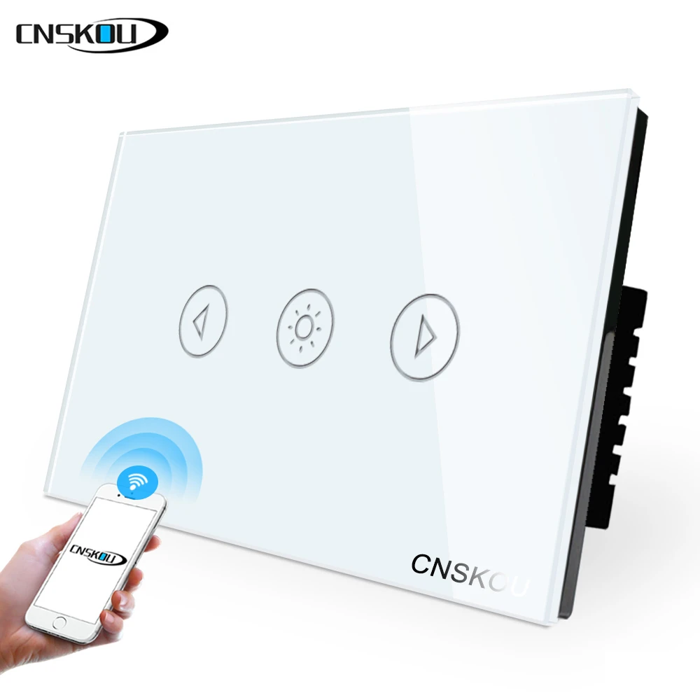 CNSKOU AU/US Wifi Control Home Automation Dimmer Switch Wifi Led Dimmer Smart Wall Switch