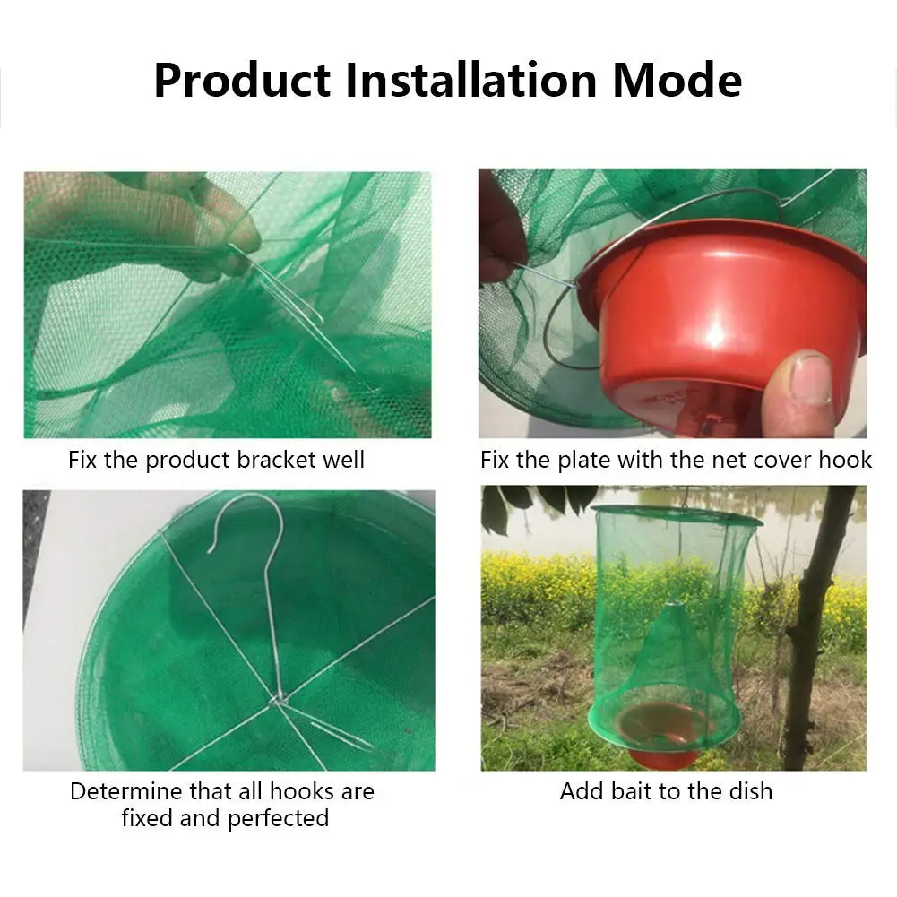 Disposable Fly Trap Bags Fly Catcher Control Trap Bag With Attractant ...