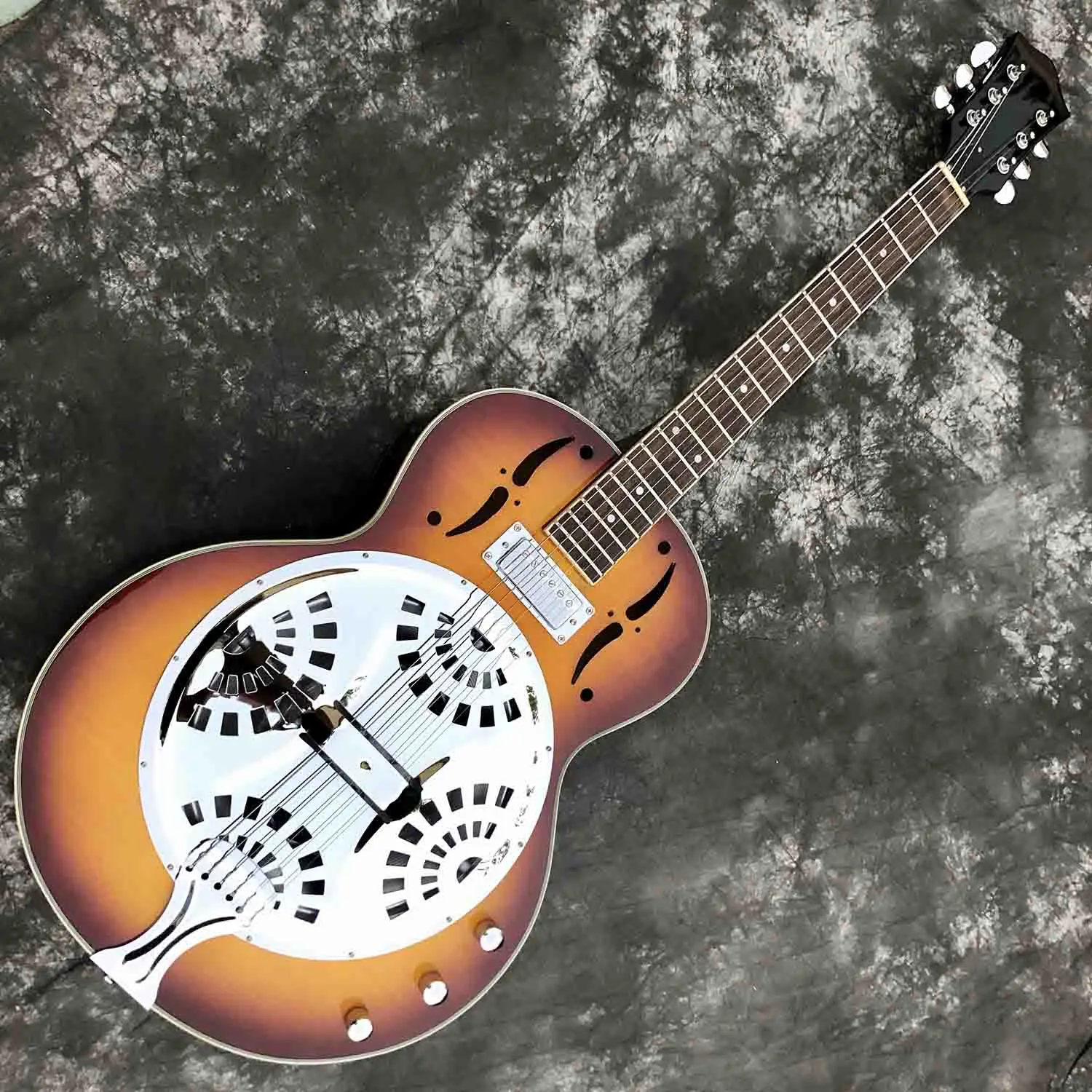 Jay Turser Resonator - Custom Cherry Burst Dob Electric