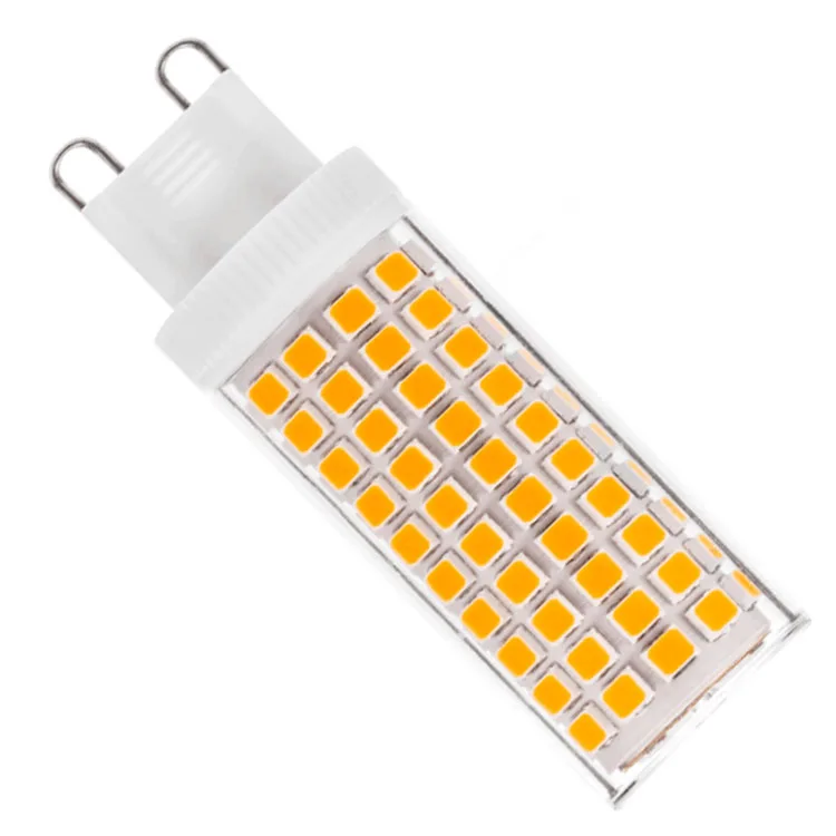 non flicker g9 4000k ceramic led light bulb 10w 12w g9 bit pin corn light lamp