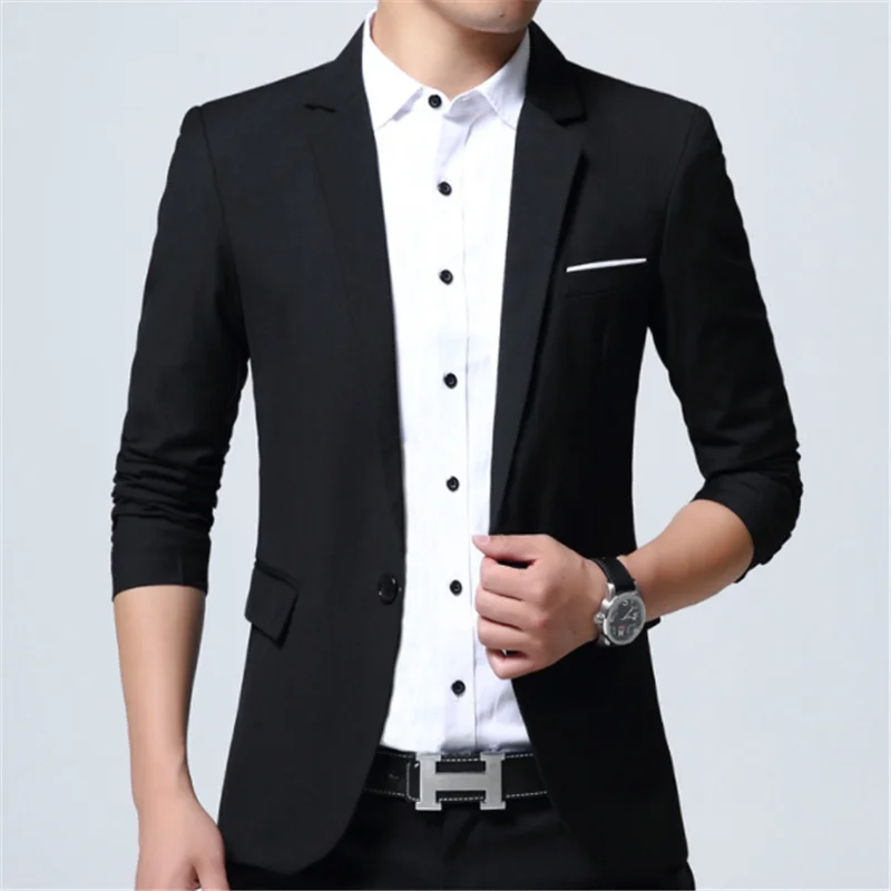 New Design Fashion Black Blazer Dress For Men Casual Blazers - Buy ...