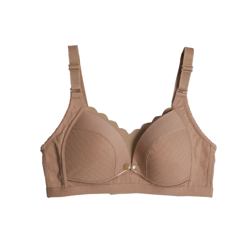 
Front open adjustable anti-sagging maternity plain color breast-feeding bra without underwire bra 