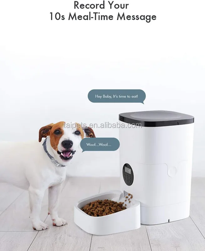 Dropshipping New Design Automatic Wifi Camera Tuya App Control Pet Food