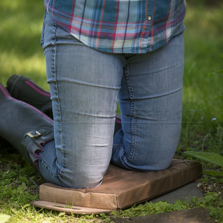 Factory Comfortable Waxed Canvas Kneeler Cushion Foam Garden Kneeling Pad Buy Garden Kneeling