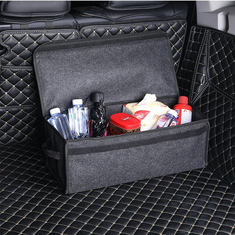 Custom Hot Selling Heavy Duty Durable Felt Car Trunk Organizer Storage Bag Buy Car Trunk Bag 9340