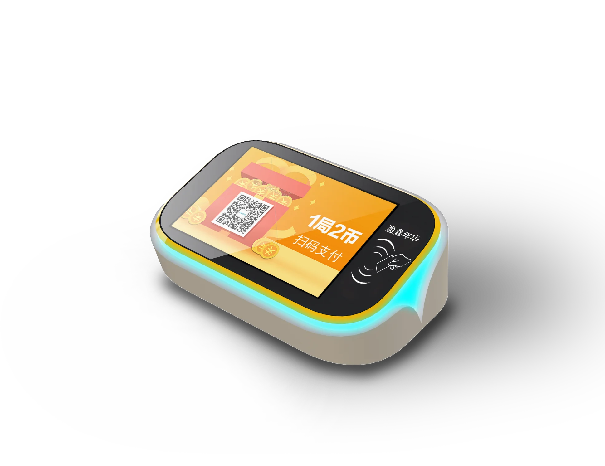 Card Reader T10, Set up on Arcade Game Machine, Tapping Membership Card/wirstband on It Activate or Withdraw Remaining Credit manufacture