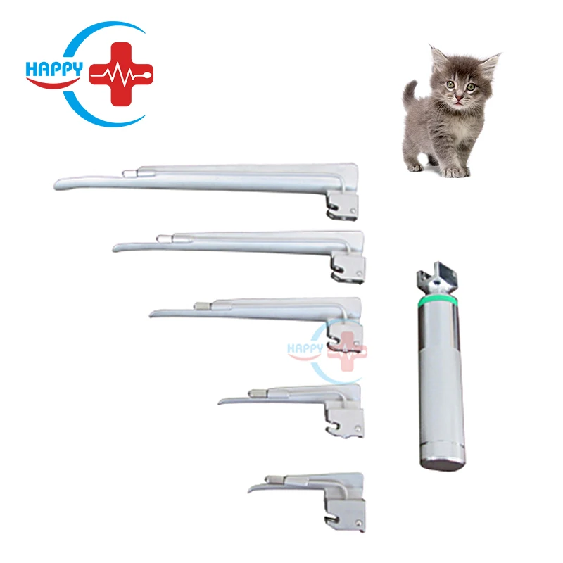 Hcr050 Small Animal Laryngoscope Veterinary Anesthesia Laryngoscope