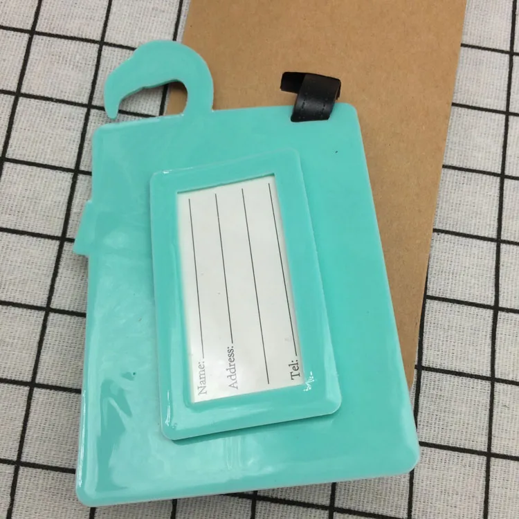 travel Accessories Creative Luggage Tag Animal Cartoon Silica Gel Suitcase ID Addres Holder Baggage Boarding Tags Portable Label