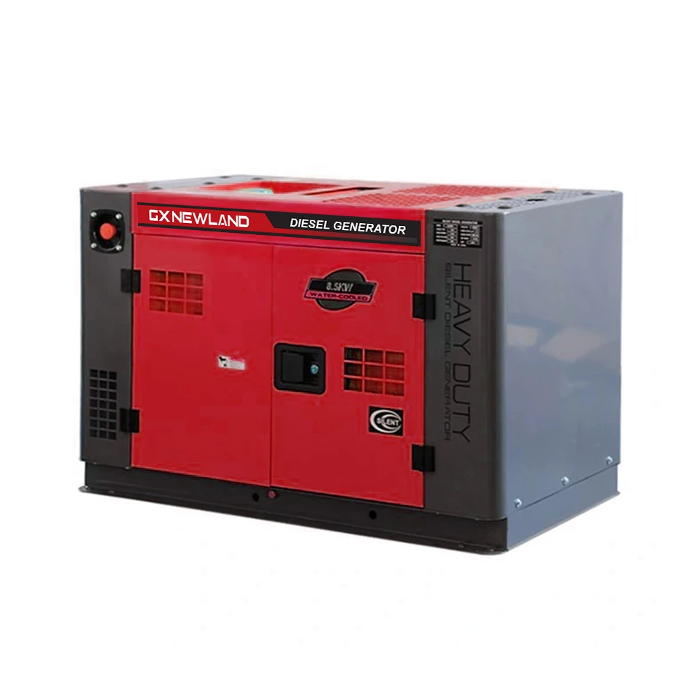 Dual-fuel 12000 watt generator with control panel showing voltage selector and fuel mode indicator