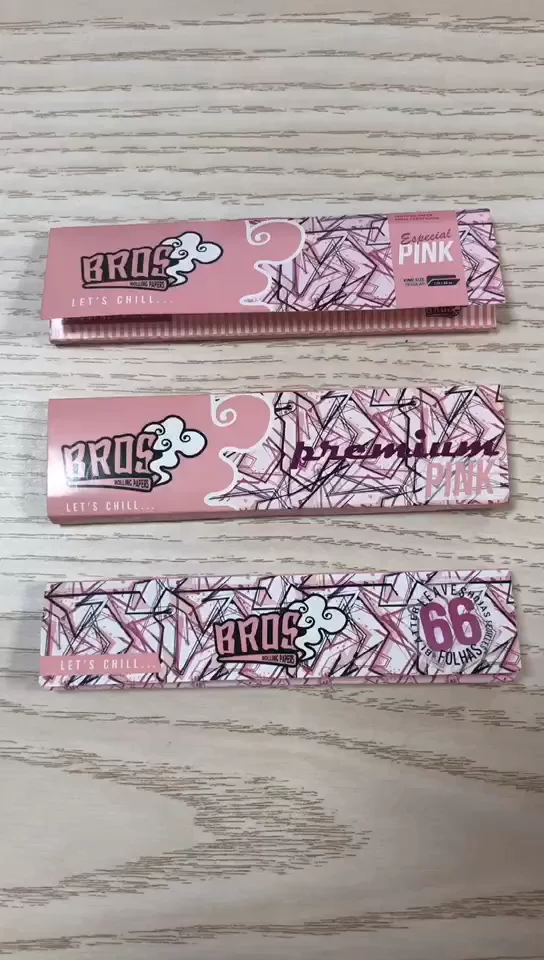 Custom Pink King Size Smoking Accessories Rolling Paper Buy Pink