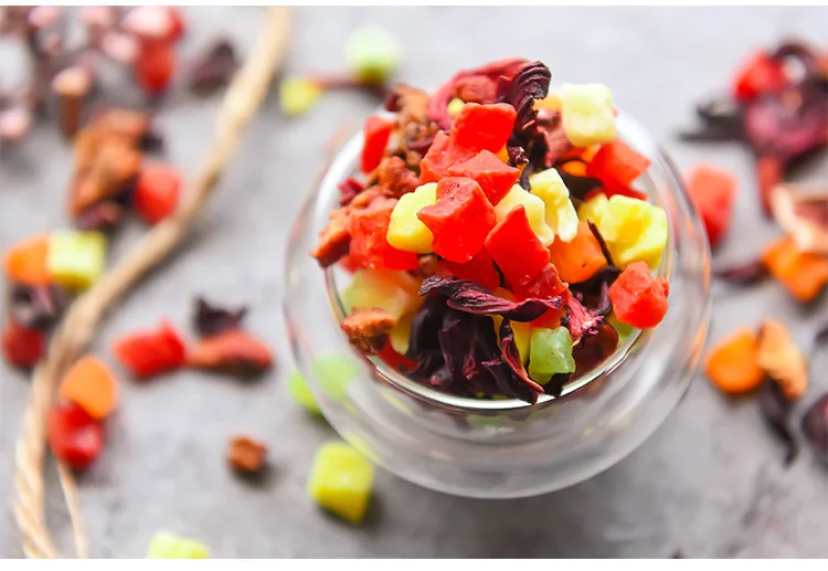 Different flavors mixed dry fruit tea Health benefit detox fruit tea - 4uTea | 4uTea.com